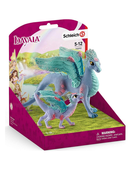 Set de Juguetes Dragón de Flor y Bebé Schleich 2 Piezas
