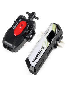 Lanzador Bey X Negro para Batallas de Top - Seguro y Divertido