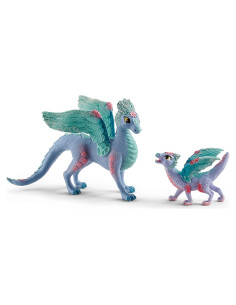 Set de Dragón de Flor y Bebé Schleich - 2 Piezas Mágicas