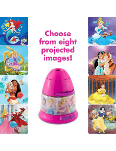 Luz Nocturna LED Projectables Disney 8 Imágenes Niñas 2