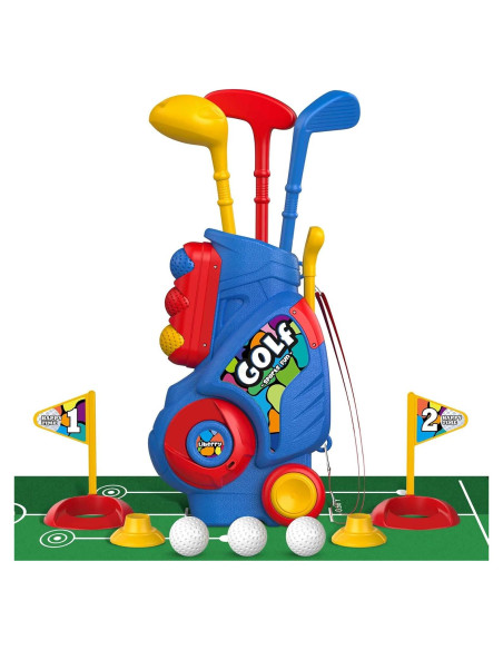 Conjunto de Golf para Niños Liberry con Tapete y Carrito