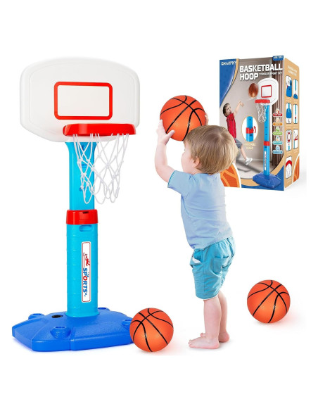 Aro de Baloncesto Ajustable GMAOPHY para Niños 1-6 Años