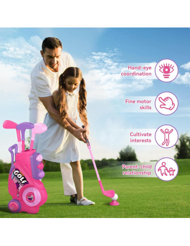 Conjunto de Golf Liberry para Niños 2-5 Años con Tapete