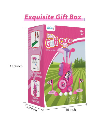 Conjunto de Golf Liberry para Niños 2-5 Años con Tapete