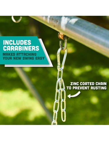 Columpio para Niños Squirrel SQ-31B Azul con Respaldo Alto