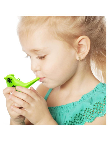 24 Silbatos de Agua en Forma de Ave para Niños - Juguete Musical