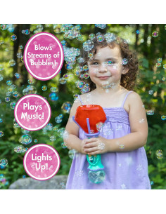 Varita de Burbujas Musical La Sirenita Pequeños Niños 2