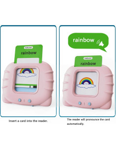 Juguete de Aprendizaje Lapare 520 Tarjetas Visuales para Niños 2