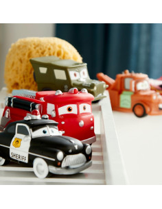 Juego de baño Cars Disney - Balde y figuras para niños 2