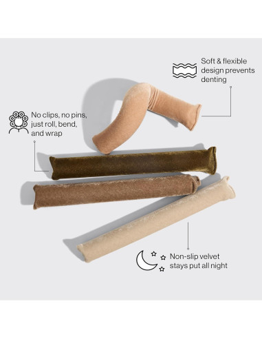 Rizador de Cabello Sin Calor Kitsch Eucalipto 4 Piezas