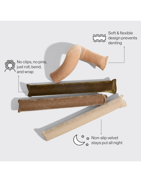 Rizador de Cabello Sin Calor Kitsch Eucalipto 4 Piezas