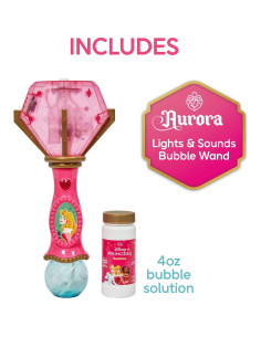 Varita de Burbujas Musical Disney Aurora con Luz 118 ml 2