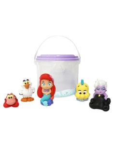 Juego de baño La Sirenita Disney - 5 figuras y balde