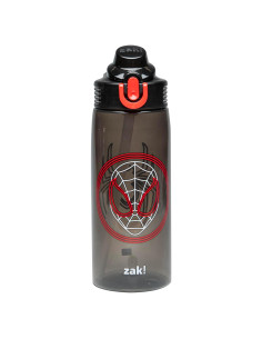 Botella de Agua Zak Designs Spider-Man 740ml con Pajilla