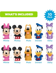 Marionetas de Dedo Disney Mickey Mouse 10 Piezas Educativas 2