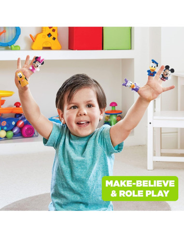 Marionetas de Dedo Disney Mickey Mouse 10 Piezas Educativas