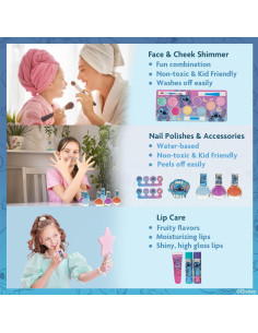 Kit de Maquillaje para Niñas Townley Girl con Estuche Stitch 2