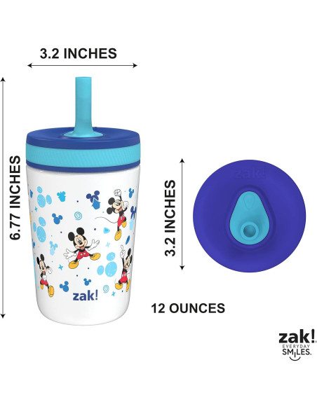 Vaso Infantil de Acero Inoxidable Mickey Mouse 355ml