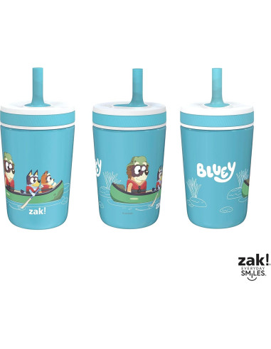 Taza Aislada de Acero Inoxidable 12oz Zak Bluey