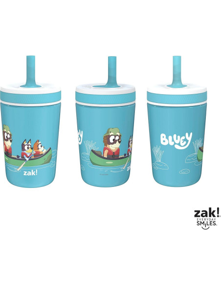 Taza Aislada de Acero Inoxidable 12oz Zak Bluey