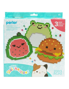 Kit de Perlas Fusionadas Perler Squishmallows 2000 Piezas