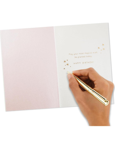 Tarjeta de Cumpleaños Hallmark Disney Princesas con Stickers