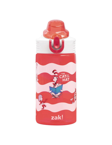 Botella de Agua Zak Designs 16oz Dr. Seuss Gato Sombrero