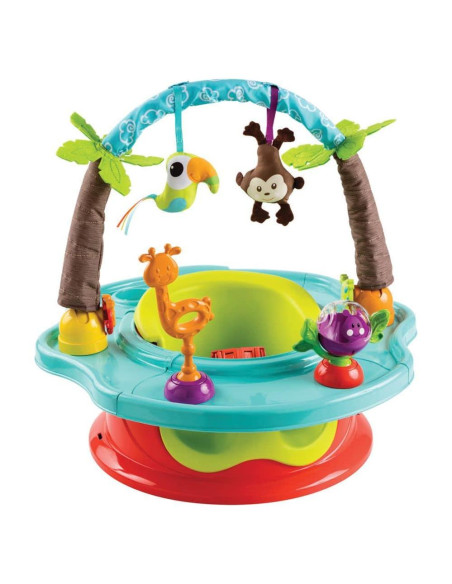 Asiento 3 en 1 Bright Starts Safari Salvaje para Bebés