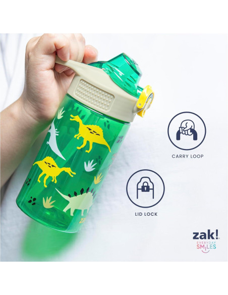 Botella de Agua Zak Designs Sonic 473ml a Prueba de Fugas