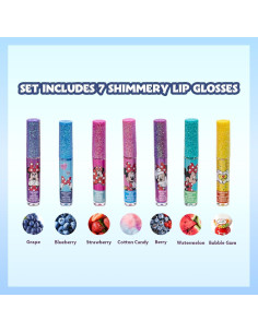 Set de Brillo Labial Minnie Mouse 7 Piezas para Niñas 2