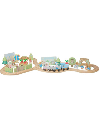Set de Tren Radish Express Peter Rabbit - Juguete de Madera