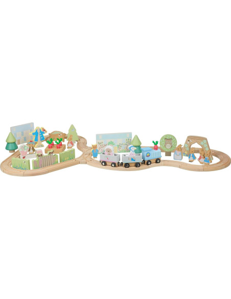 Set de Tren Radish Express Peter Rabbit - Juguete de Madera