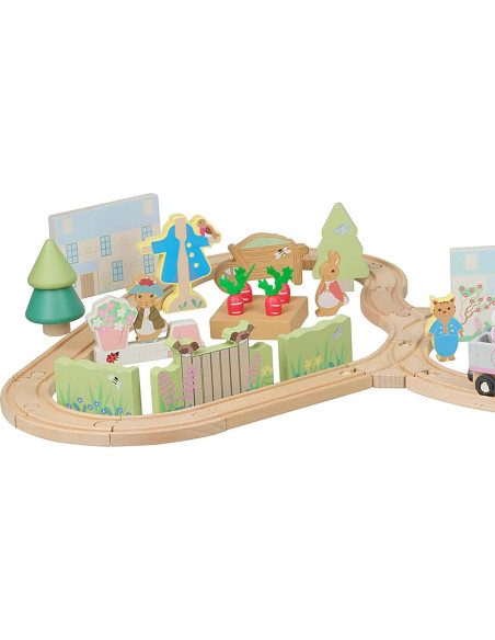 Set de Tren Radish Express Peter Rabbit - Juguete de Madera