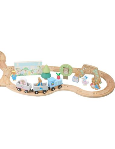 Set de Tren Radish Express Peter Rabbit - Juguete de Madera