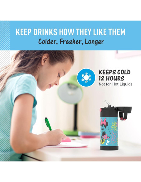 Botella de Agua THERMOS FUNTAINER 354 ml Minnie Mouse