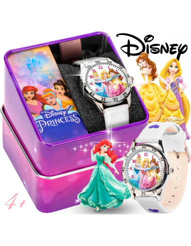 Reloj de Aprendizaje Disney para Niñas - Correa Blanca