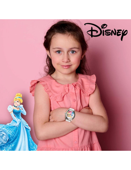 Reloj de Aprendizaje Disney para Niñas - Correa Blanca