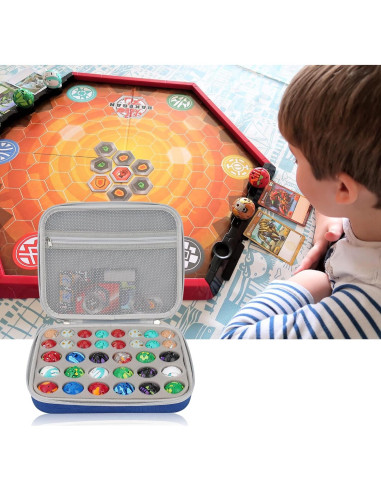 Caja de Almacenamiento Minahao para Juguetes Bakugan 34 Slots