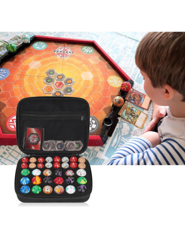 Caja de Almacenamiento Minahao para 34 Juguetes Bakugan