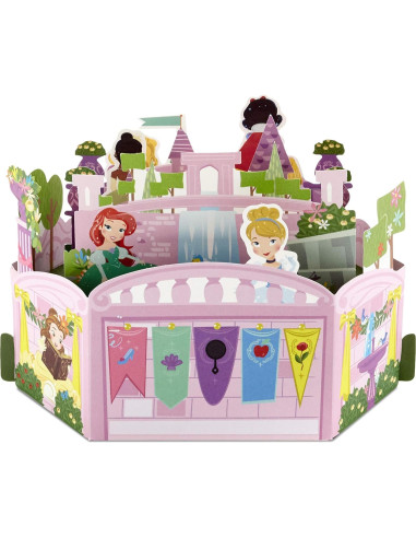 Tarjeta de Cumpleaños Pop Up Hallmark Princesa Disney 15.24x22.86cm