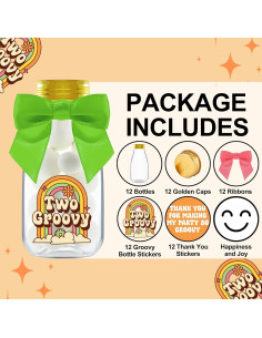 Paquete de 12 Tarros de Dulces Ethisa Dos Groovy 118ml 2