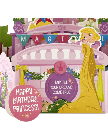 Tarjeta de Cumpleaños Pop Up Hallmark Princesa Disney 15.24x22.86cm