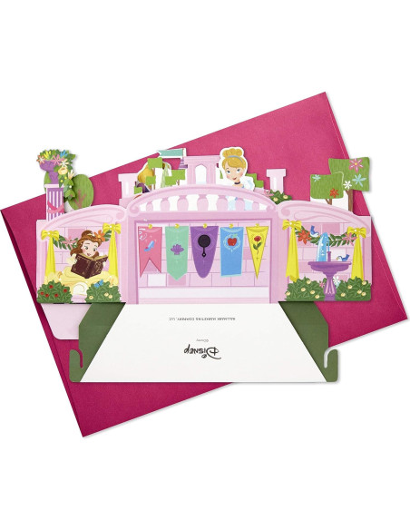 Tarjeta de Cumpleaños Pop Up Hallmark Princesa Disney 15.24x22.86cm