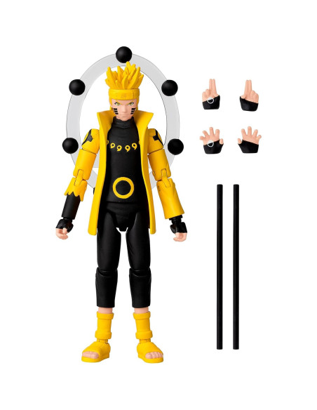 Figura Naruto Uzumaki Modo Sabio - Anime Heroes - Bandai