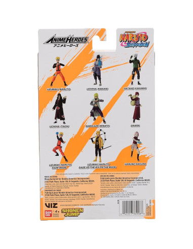 Figura Naruto Uzumaki Modo Sabio - Anime Heroes - Bandai