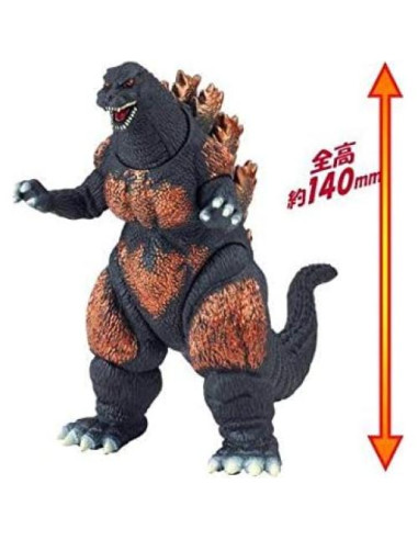 Figura Godzilla Ardiente Bandai 14 cm para coleccionistas