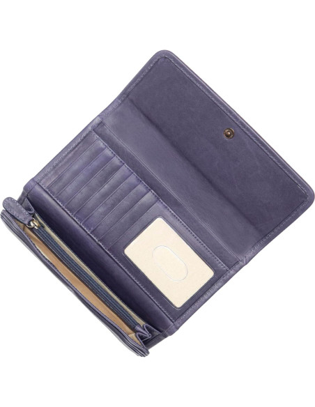 Billetera Frye Melissa para Mujeres de Cuero Elegante Billetera Frye Melissa para Mujeres de Cuero Elegante