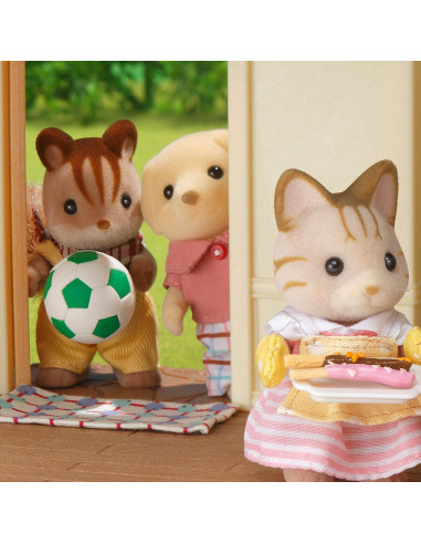 Familia de Gatos Sandy Calico Critters 4 Figuras 7,62 cm