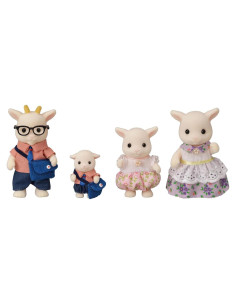Familia de Cabras Calico Critters - 4 Figuras Coleccionables