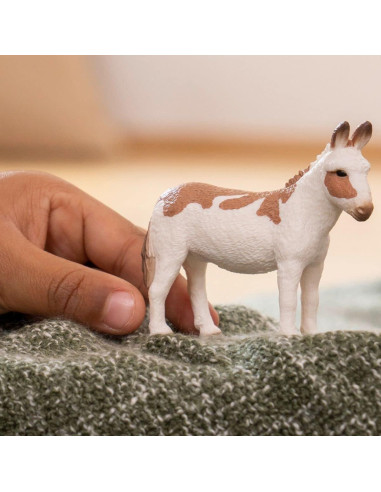 Figura de Burro Americano Manchado Schleich 6.35 cm Juguete